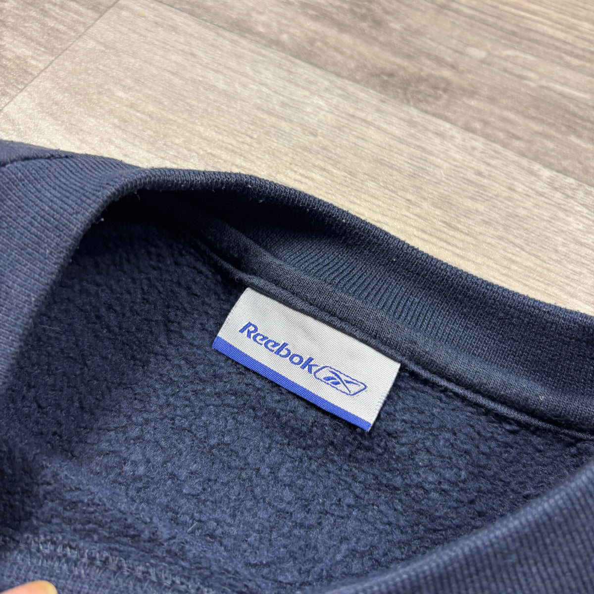 Vintage Reebok Navy Sweatshirt (XS)