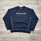 Vintage Reebok Navy Sweatshirt (S)
