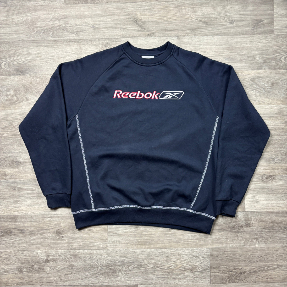 Vintage Reebok Navy Sweatshirt (S)