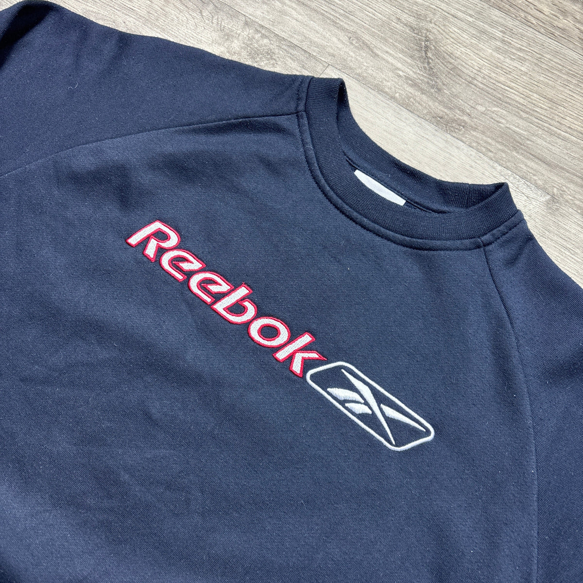 Vintage Reebok Navy Sweatshirt (S)