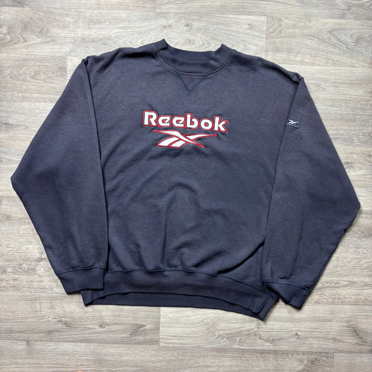 Vintage Reebok Navy Sweatshirt (L)