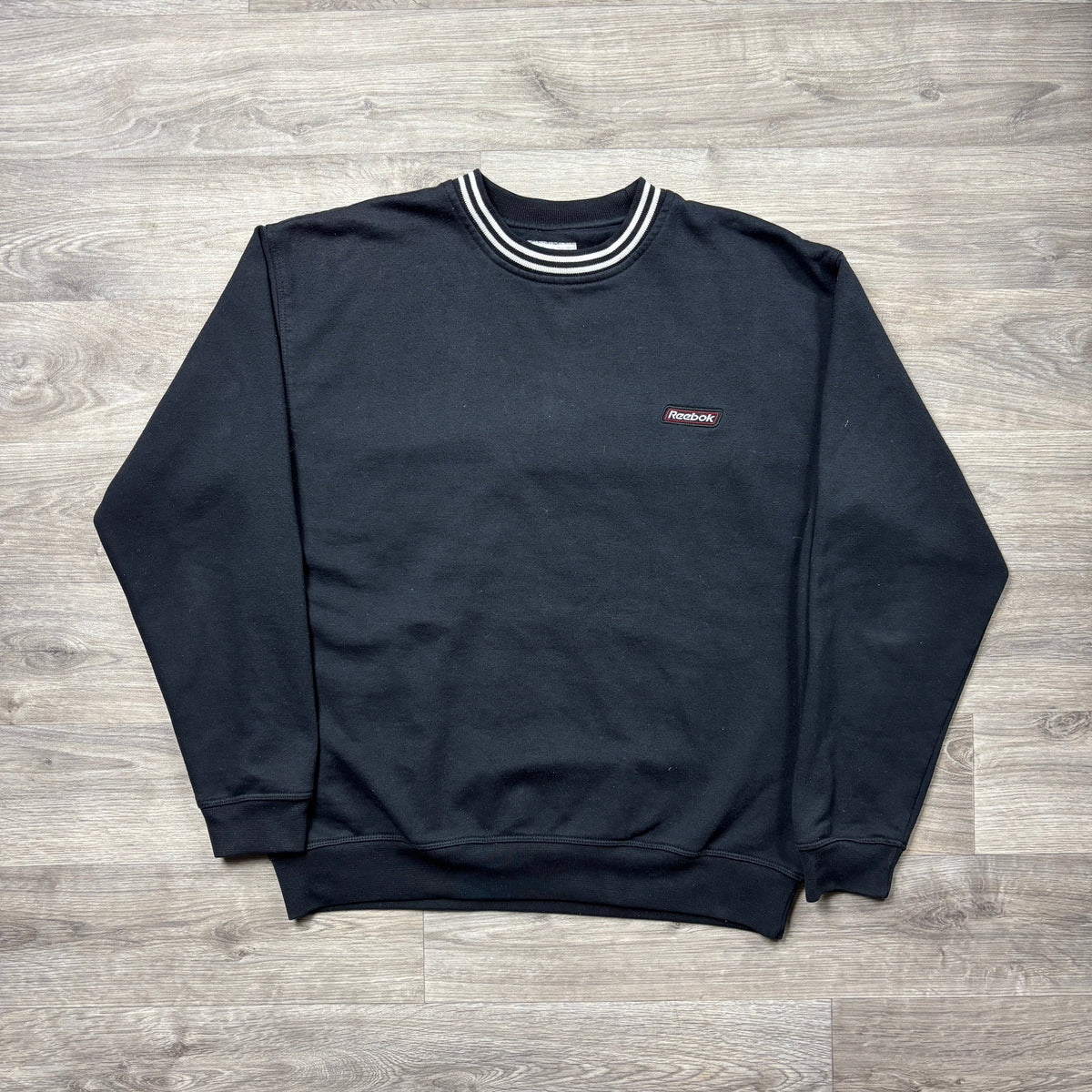 Vintage Reebok Black Sweatshirt (XS)