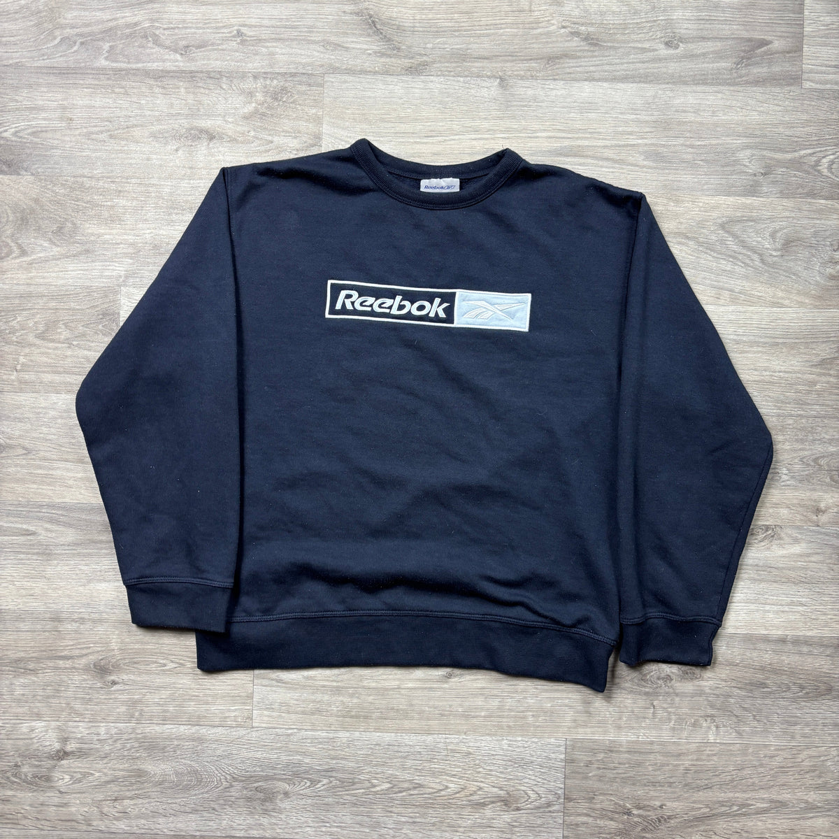 Vintage Reebok Navy Sweatshirt (XS)