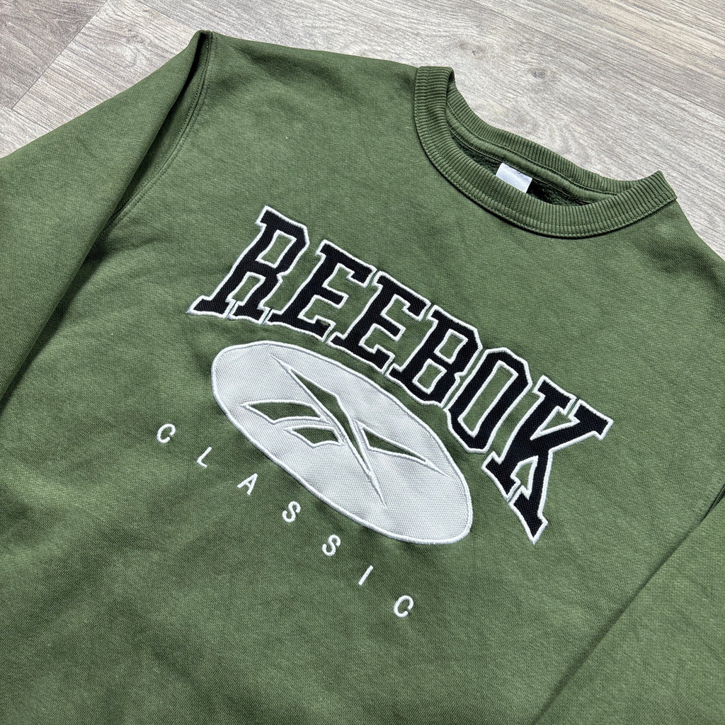 Reebok Green Sweatshirt (XS)