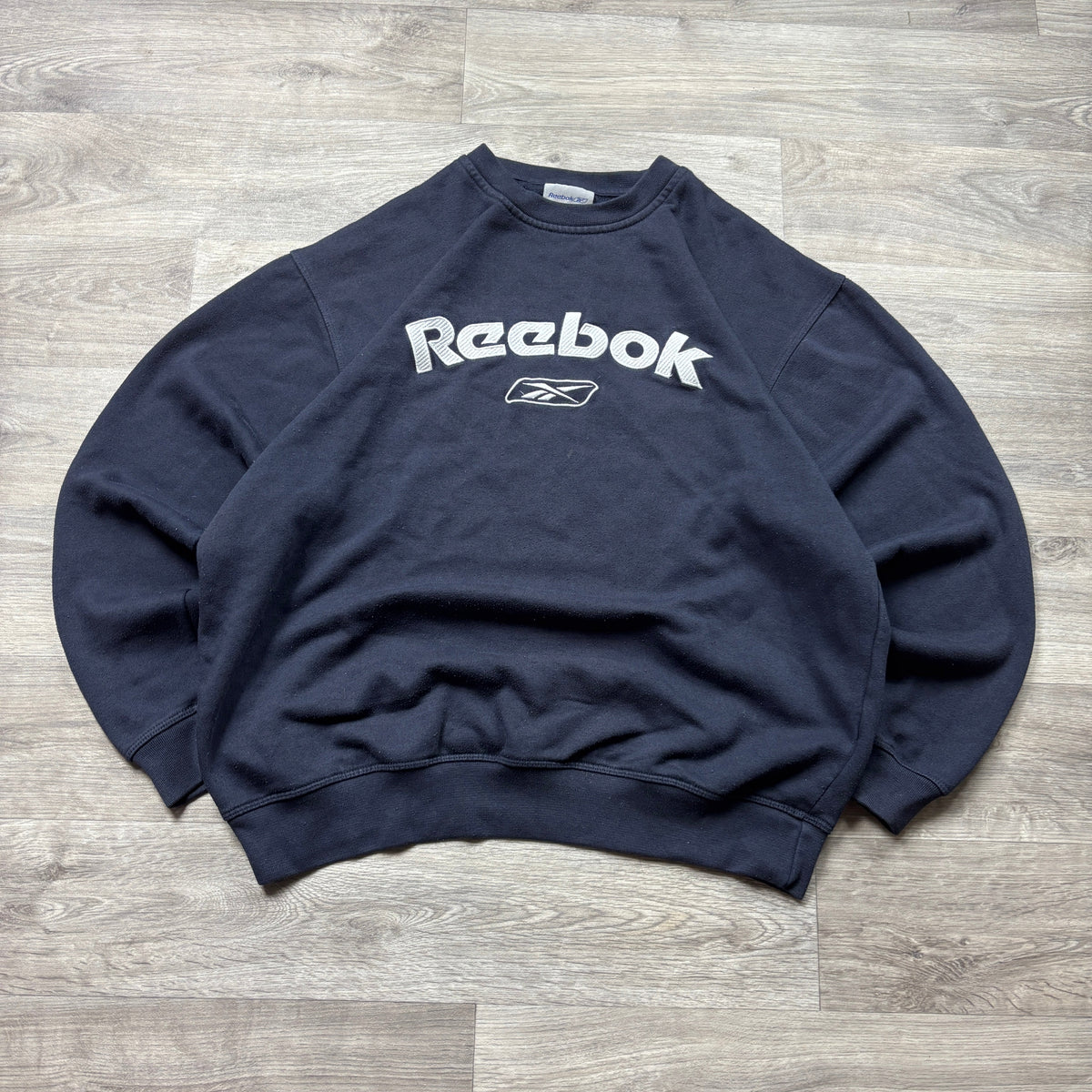Vintage Reebok Navy Sweatshirt (S)
