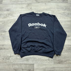 Vintage Reebok Navy Sweatshirt (S)
