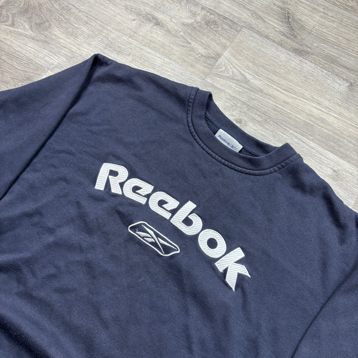 Vintage Reebok Navy Sweatshirt (S)