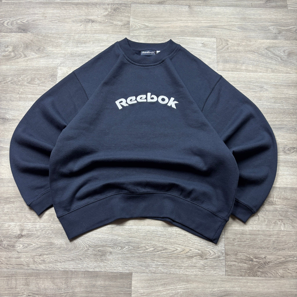 Vintage Reebok Navy Sweatshirt (M)