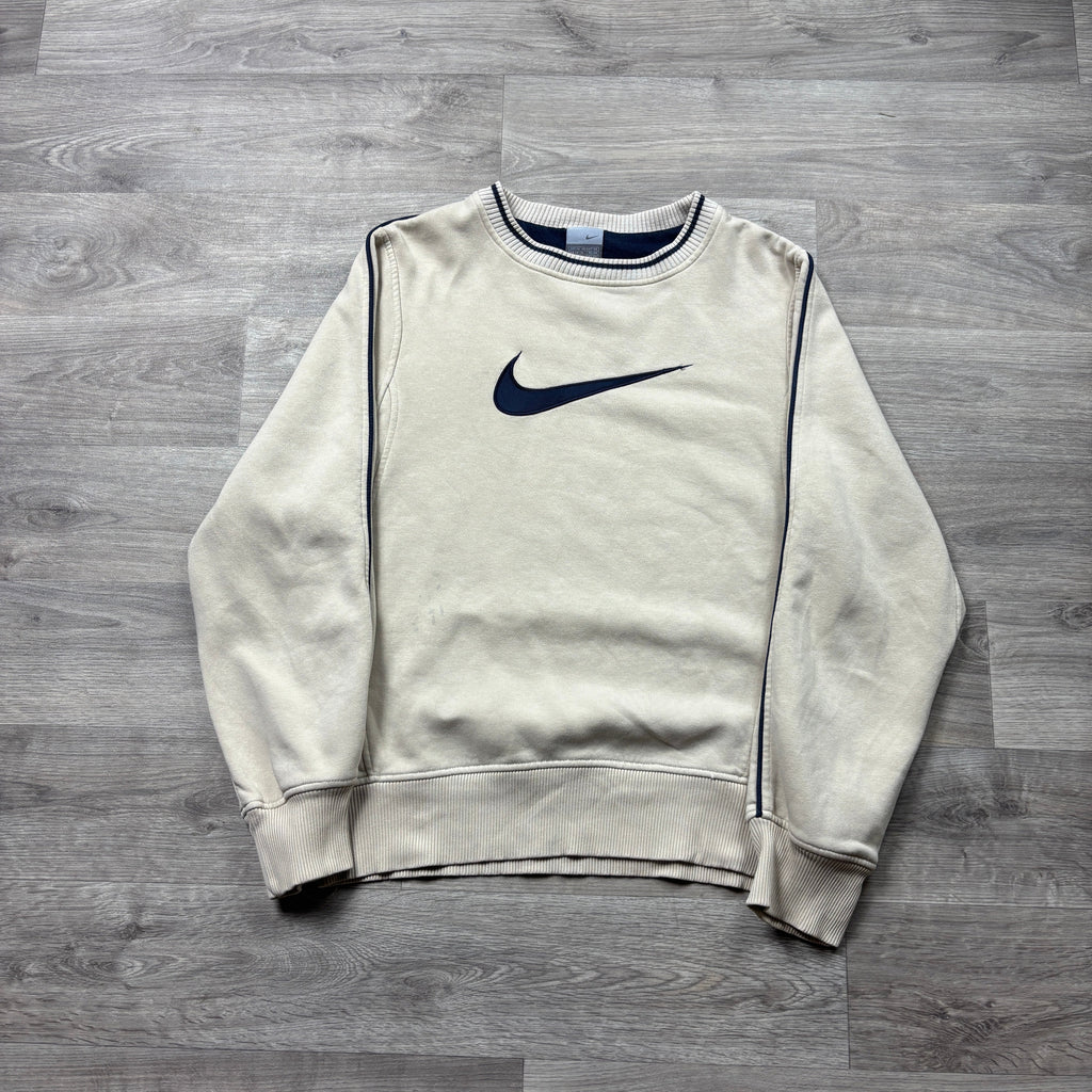 Vintage Nike Cream Sweatshirt (XS)