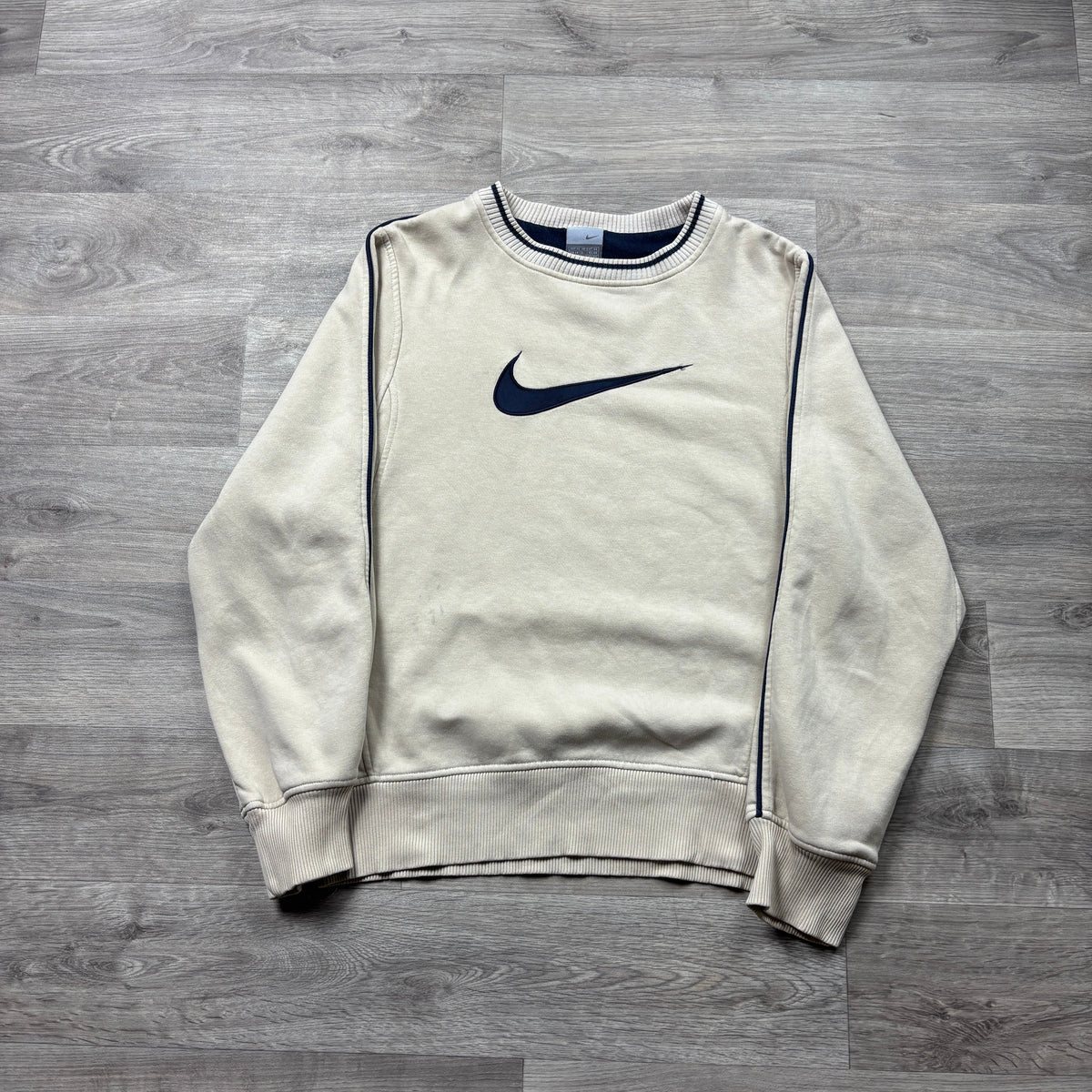Vintage Nike Cream Sweatshirt (XS)