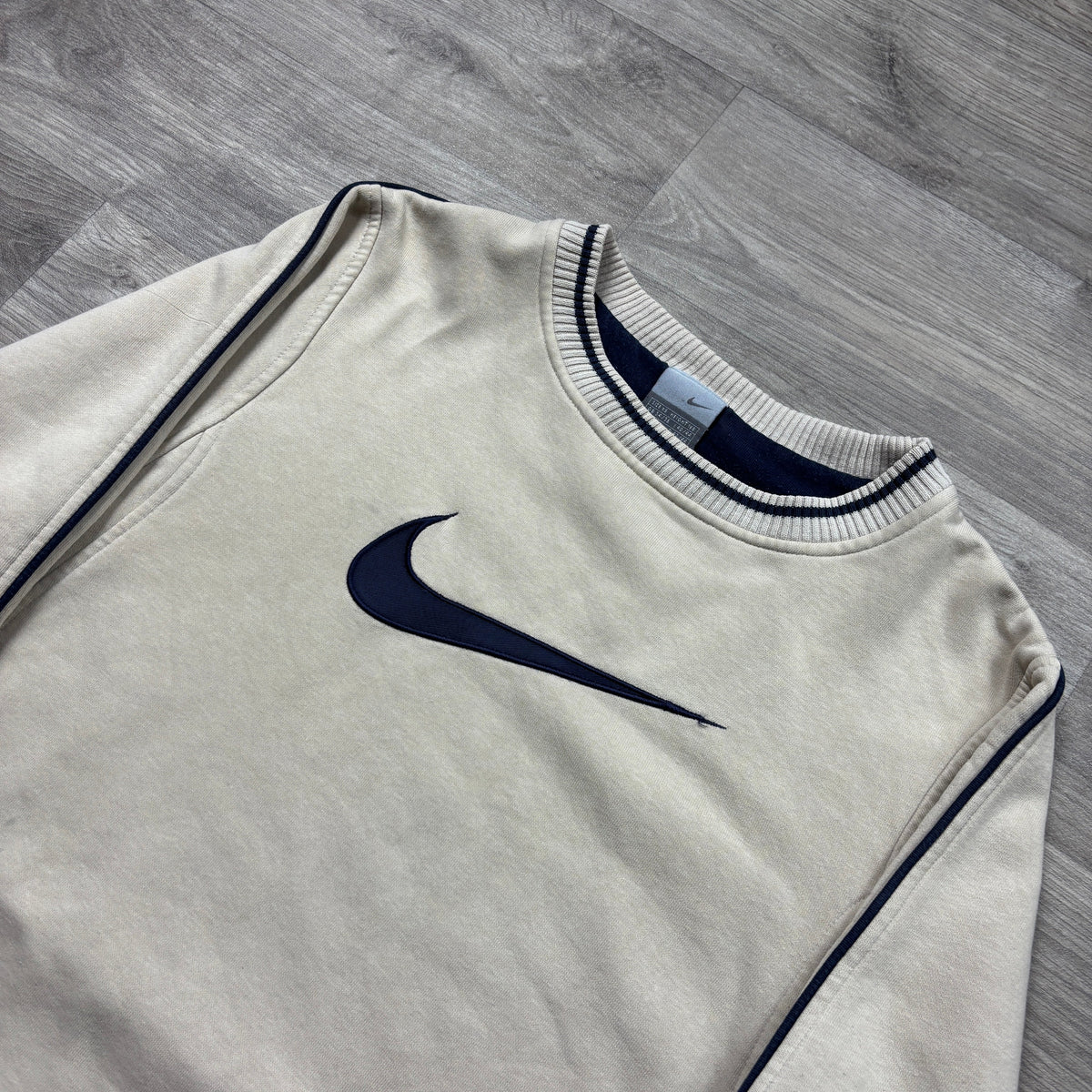 Vintage Nike Cream Sweatshirt (XS)