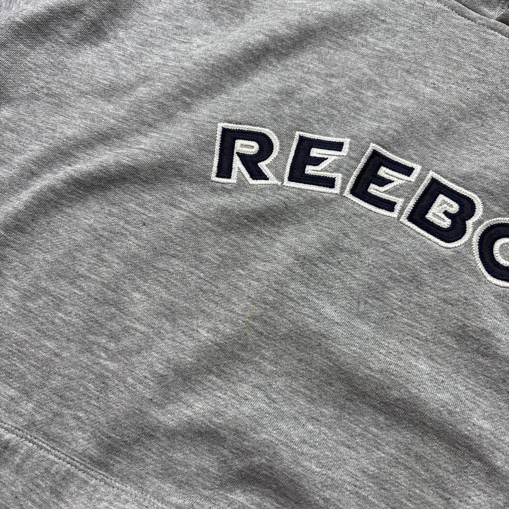 Vintage Reebok Grey Hoodie (XL)