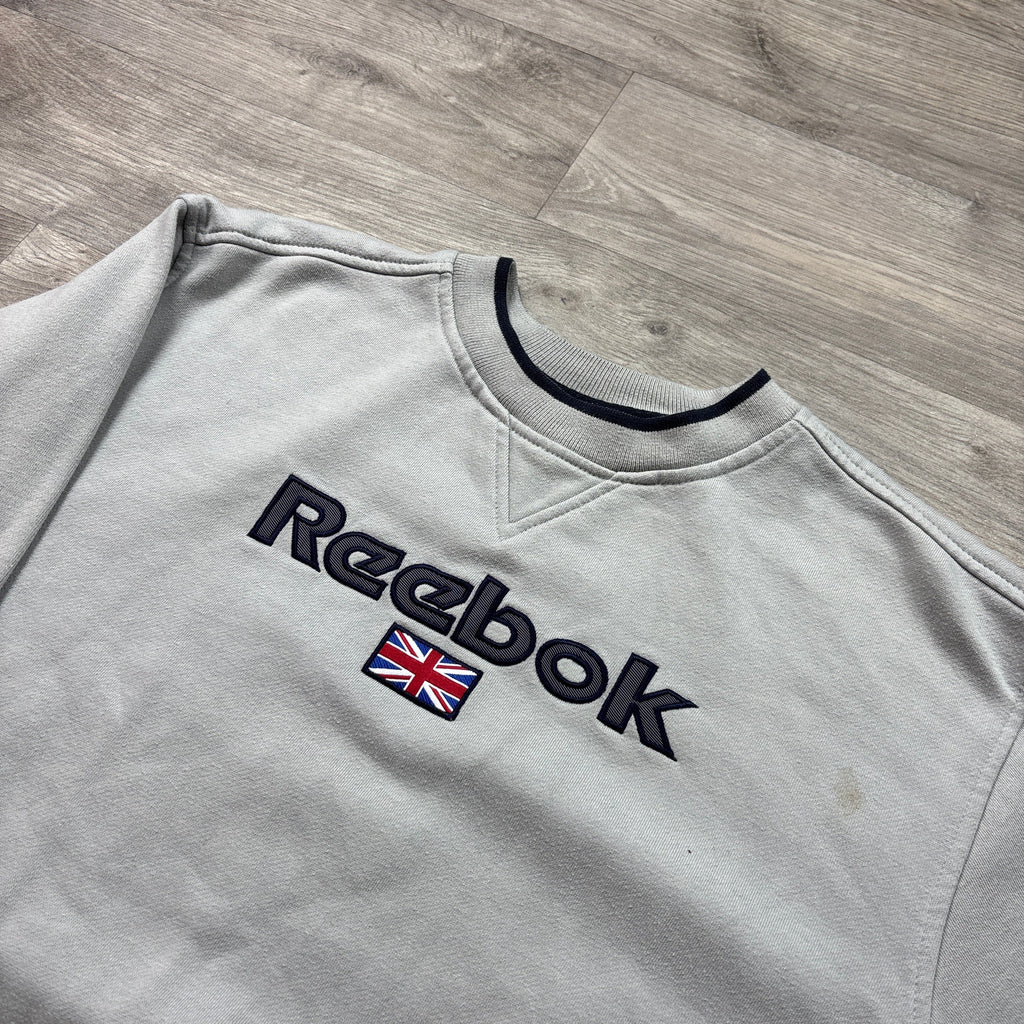Vintage Reebok Grey Sweatshirt (XS)