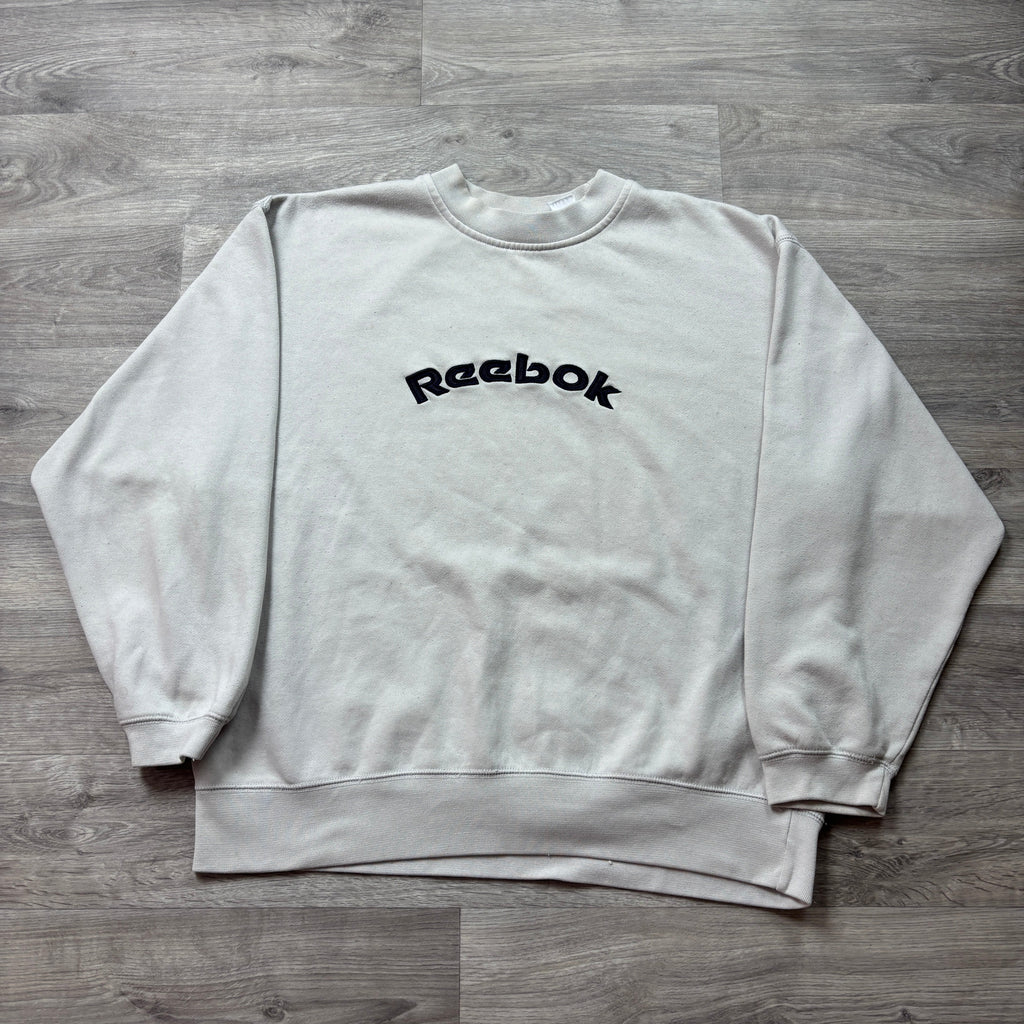 Vintage Reebok Cream Sweatshirt (XS)