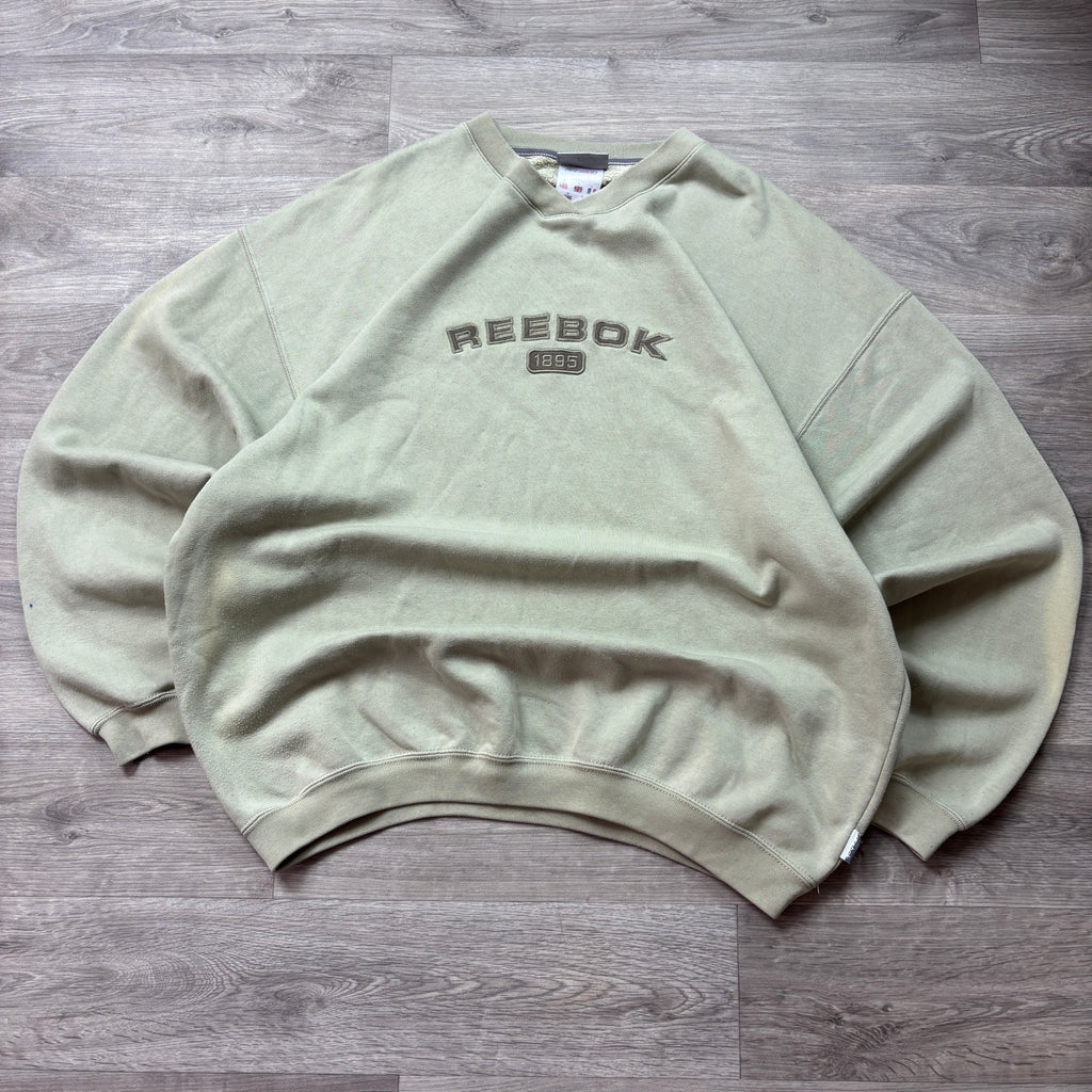 Vintage Reebok Green Sweatshirt (S)