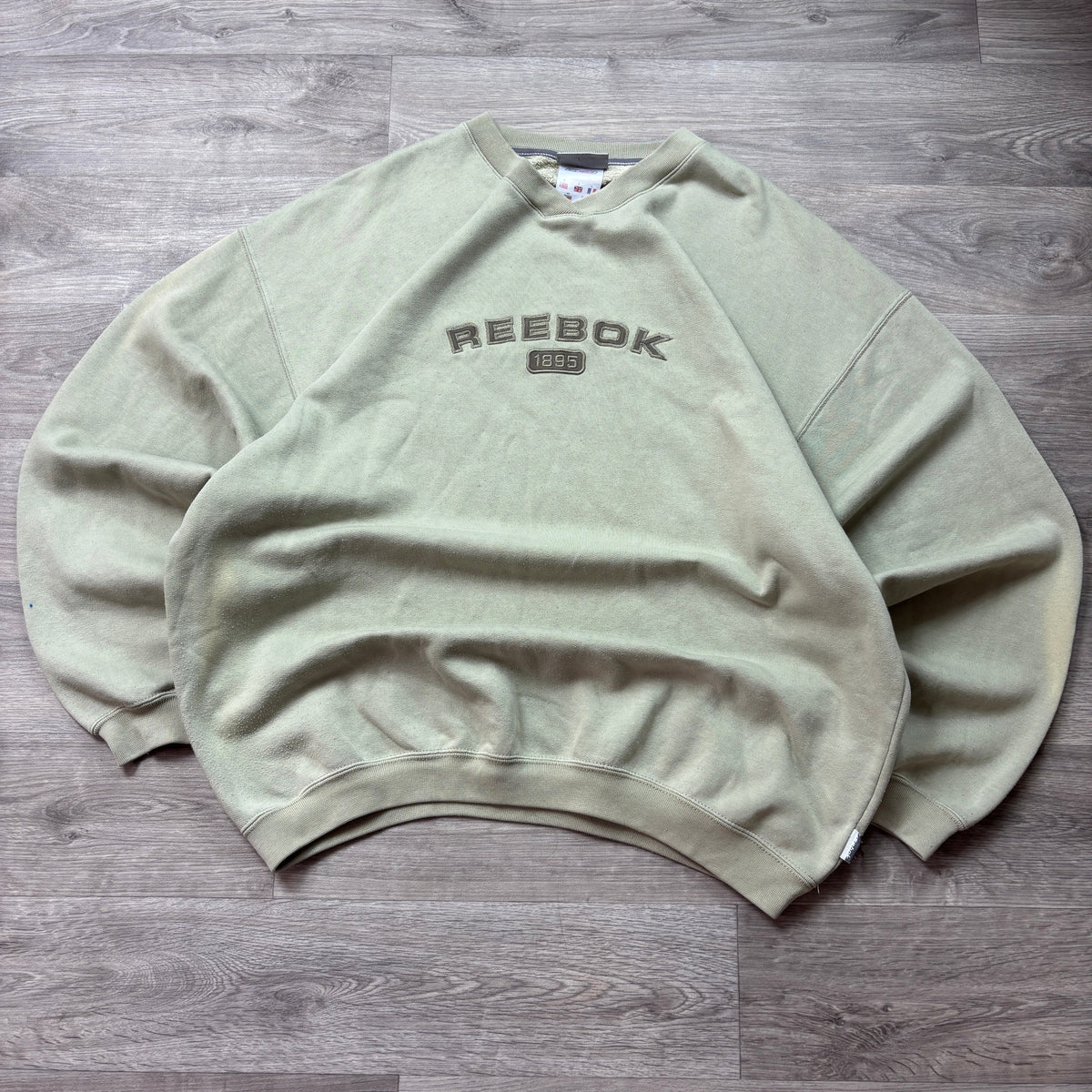 Vintage Reebok Green Sweatshirt (S)