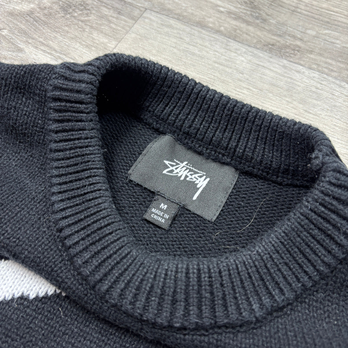 Stussy Black Sweater (M)