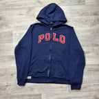 Polo Ralph Lauren Navy Zip-Up Hoodie (XS)