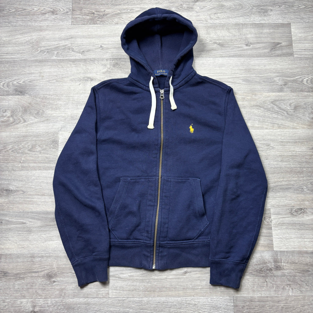 Polo Ralph Lauren Navy Zip-Up Hoodie (XS)
