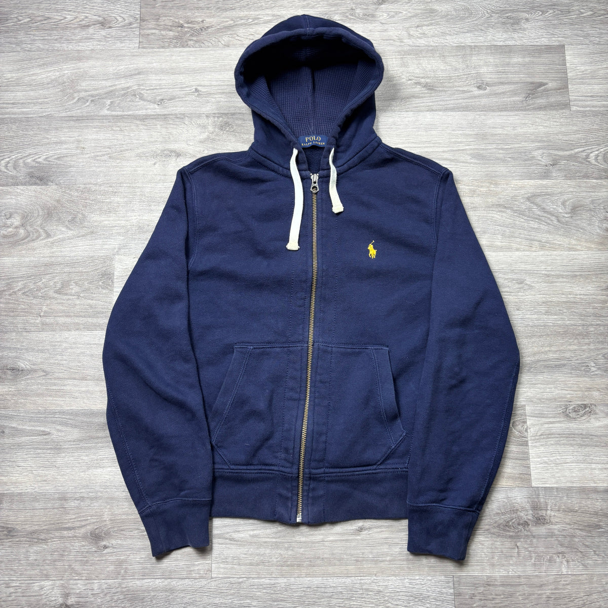 Polo Ralph Lauren Navy Zip-Up Hoodie (XS)