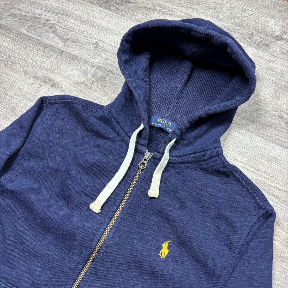 Polo Ralph Lauren Navy Zip-Up Hoodie (XS)