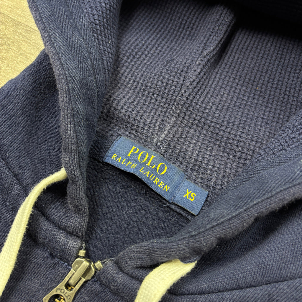 Polo Ralph Lauren Navy Zip-Up Hoodie (XS)