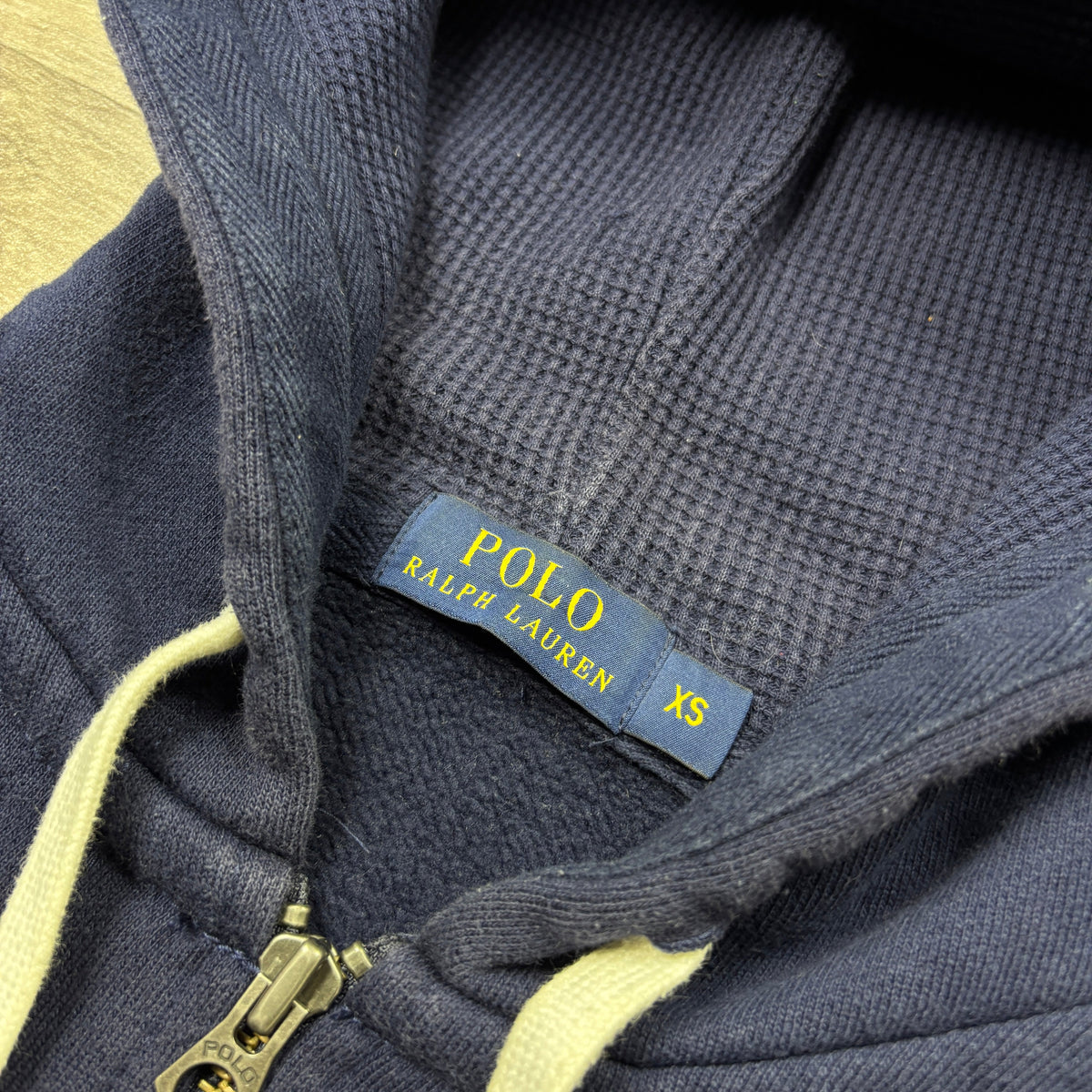 Polo Ralph Lauren Navy Zip-Up Hoodie (XS)