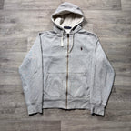 Polo Ralph Lauren Grey Zip-Up Hoodie (XS)