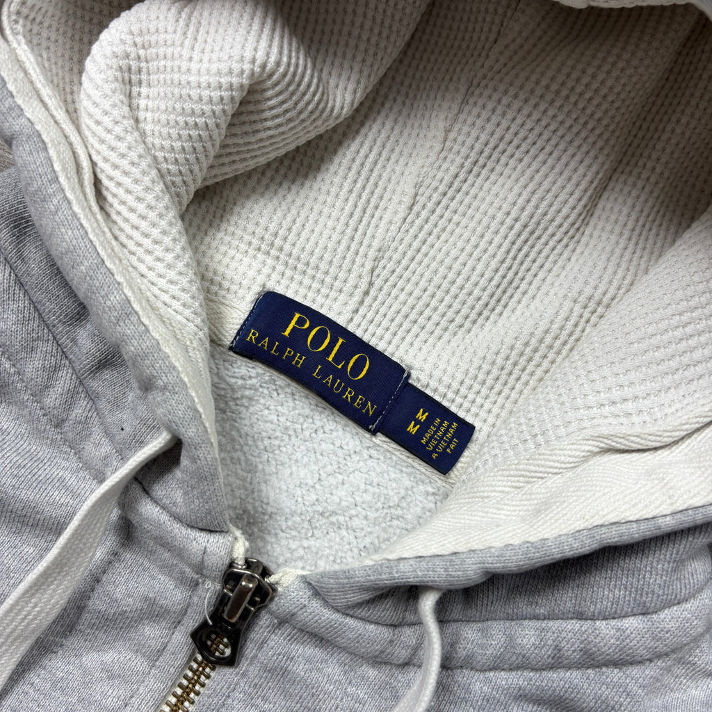 Polo Ralph Lauren Grey Zip-Up Hoodie (XS)