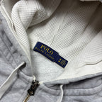 Polo Ralph Lauren Grey Zip-Up Hoodie (XS)