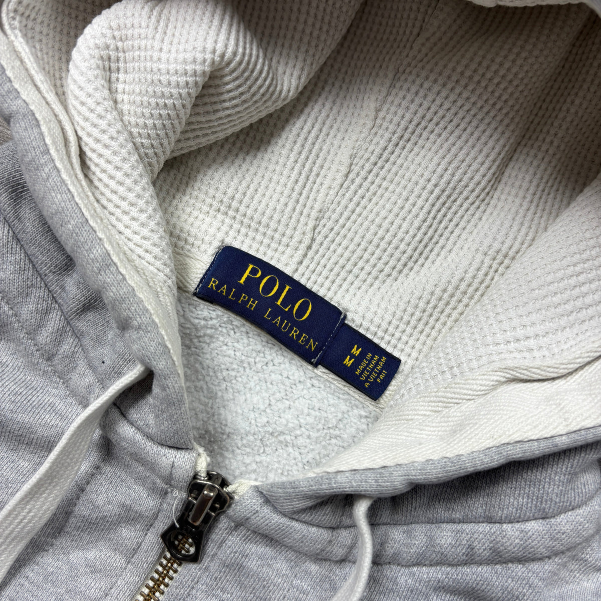 Polo Ralph Lauren Grey Zip-Up Hoodie (XS)