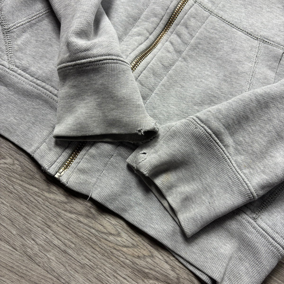 Polo Ralph Lauren Grey Zip-Up Hoodie (XS)