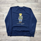 Polo Ralph Lauren Navy Sweatshirt 'Bear' (M)