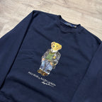 Polo Ralph Lauren Navy Sweatshirt 'Bear' (M)