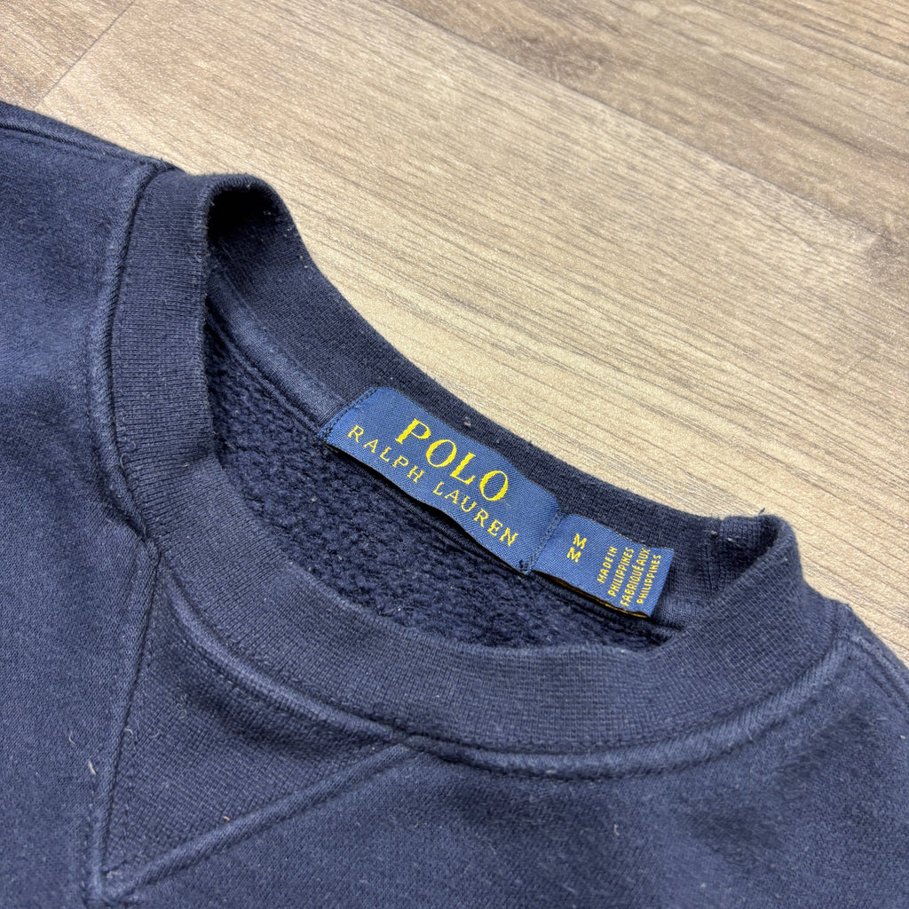Polo Ralph Lauren Navy Sweatshirt 'Bear' (M)