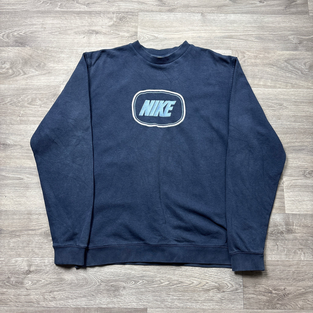 Vintage Nike Navy Sweatshirt (S)