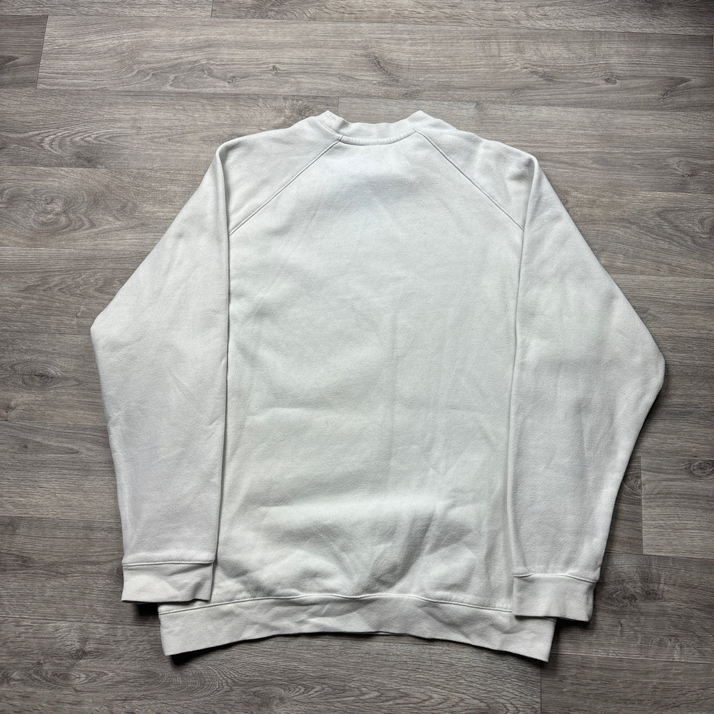 Vintage Nike White Sweatshirt (M)