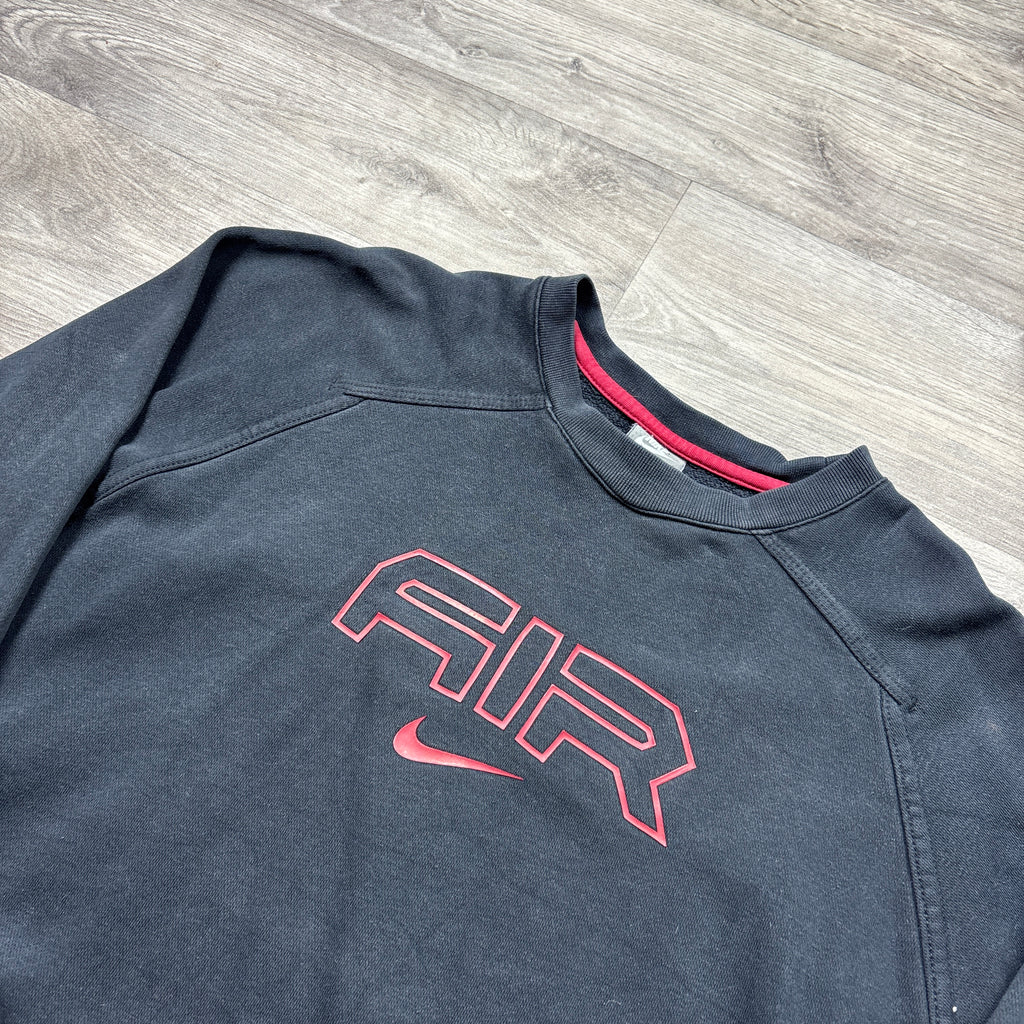 Vintage Nike Black 'AIR' Sweatshirt (M)