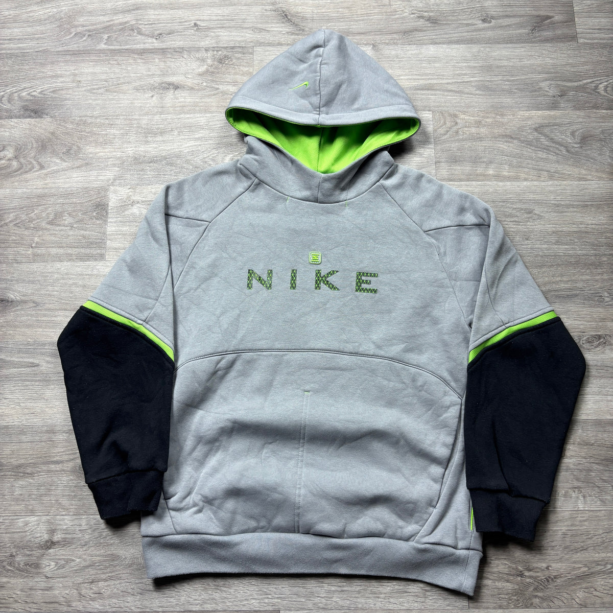 Vintage Nike Grey 'Shox' Hoodie (XS)