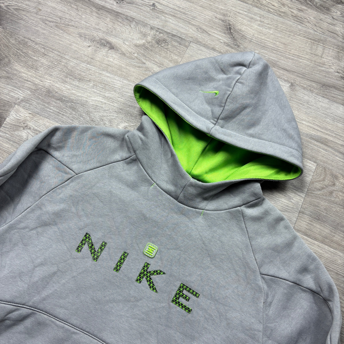 Vintage Nike Grey 'Shox' Hoodie (XS)