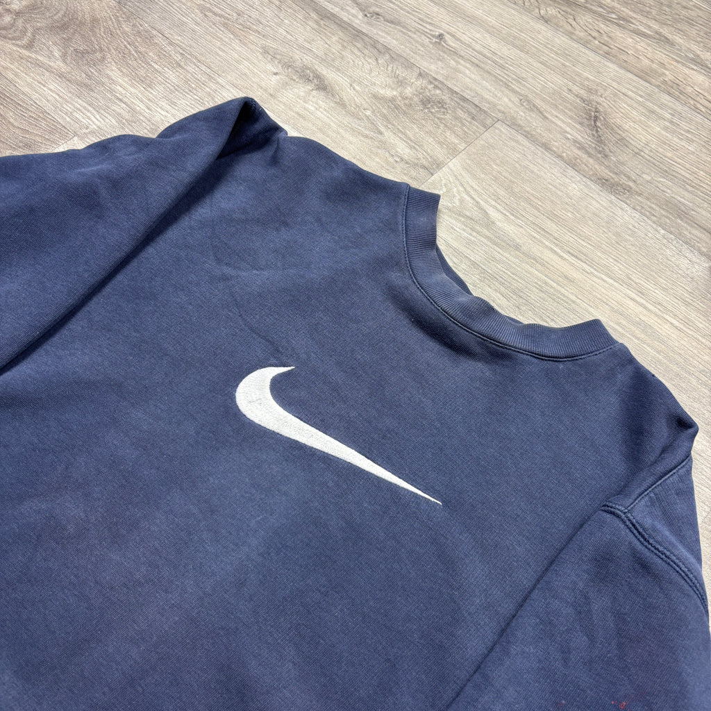 Vintage Nike Navy Sweatshirt (XS)