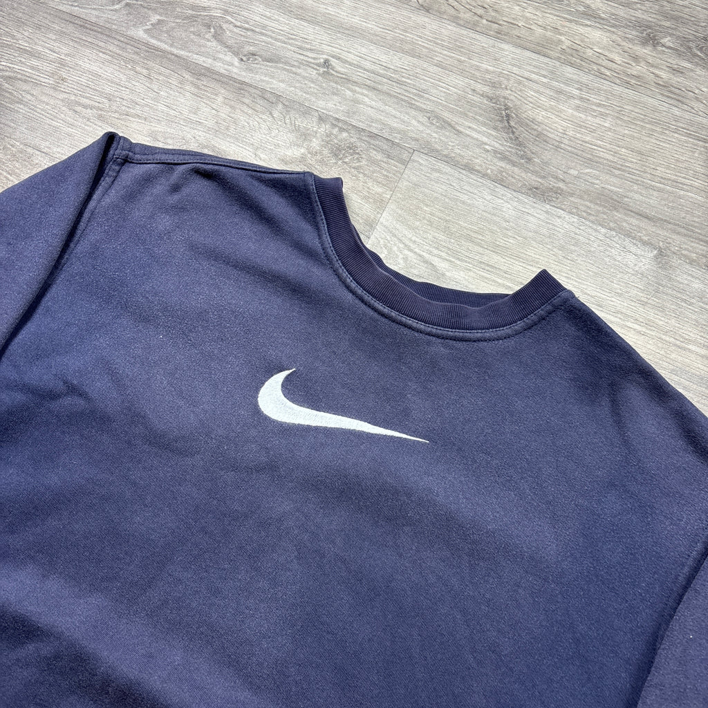 Vintage Nike Navy Sweatshirt (XS)