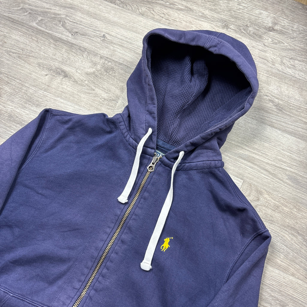 Polo Ralph Lauren Navy Zip-Up Hoodie (XS)