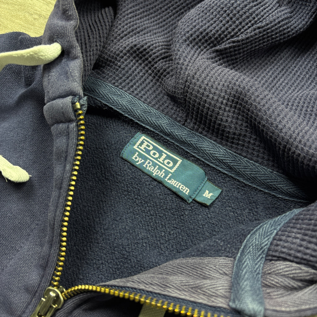 Polo Ralph Lauren Navy Zip-Up Hoodie (XS)