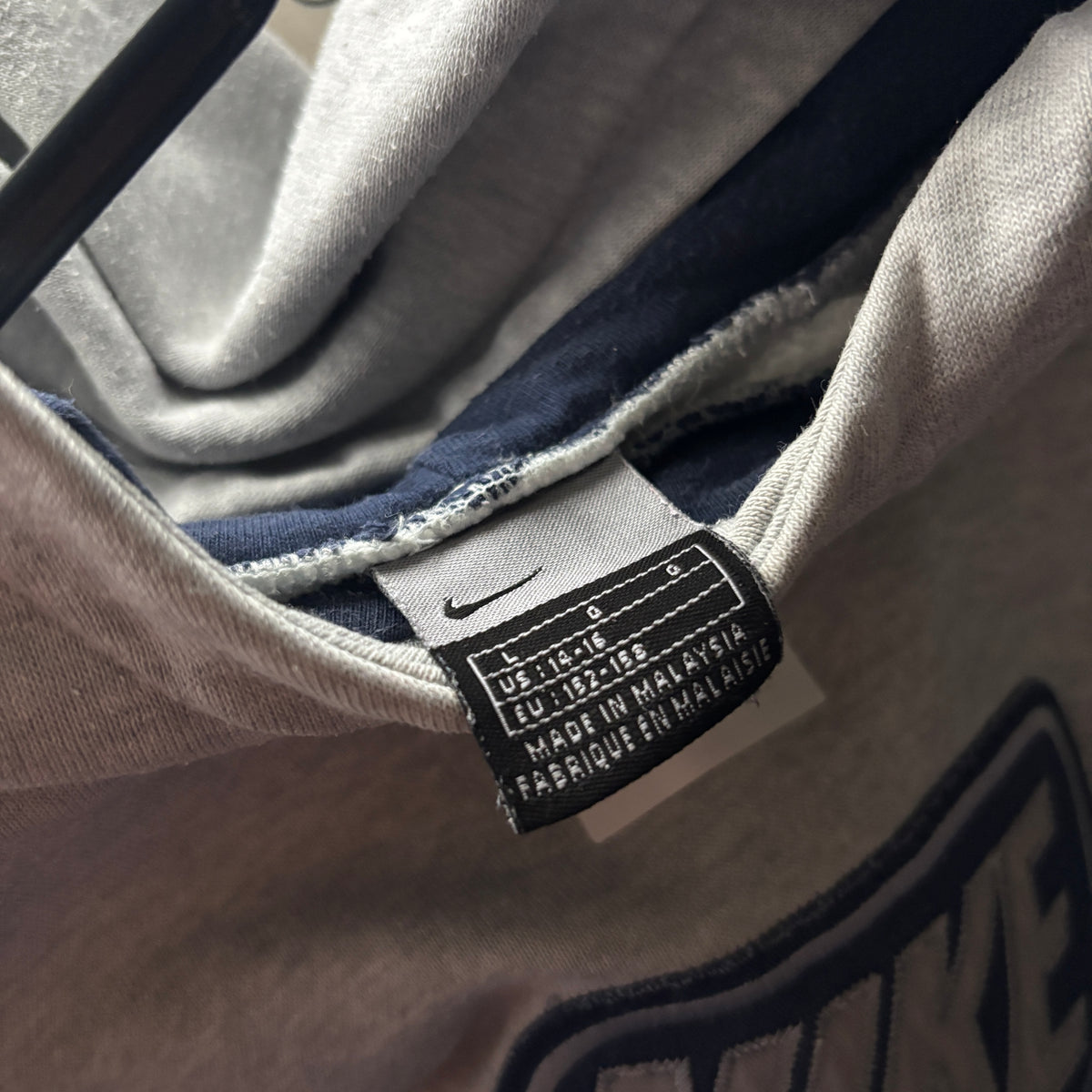 Vintage Nike Grey Hoodie (XS)