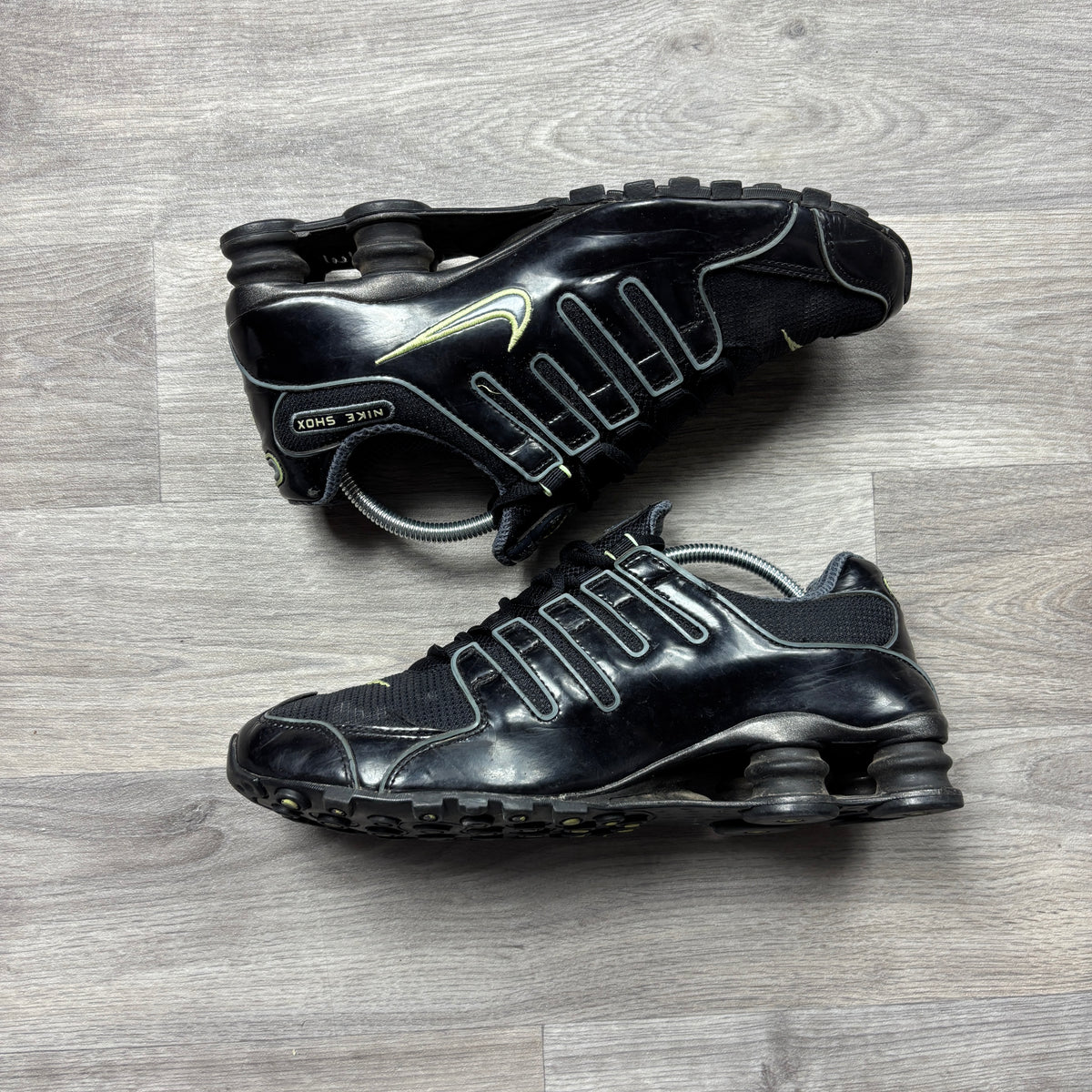 Nike Black Shox NZ UK 9