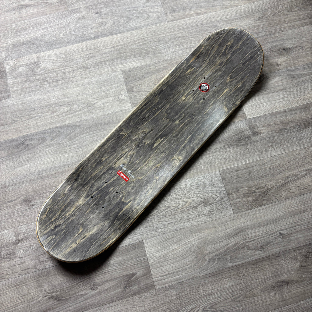 Supreme KAWS Chalk Logo Skateboard Deck (Red)
