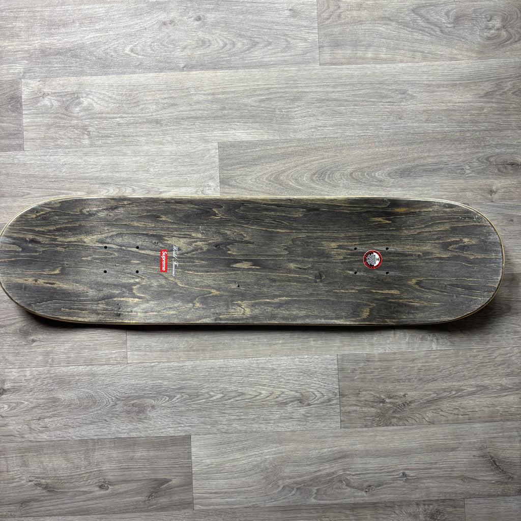 Supreme KAWS Chalk Logo Skateboard Deck (Red)