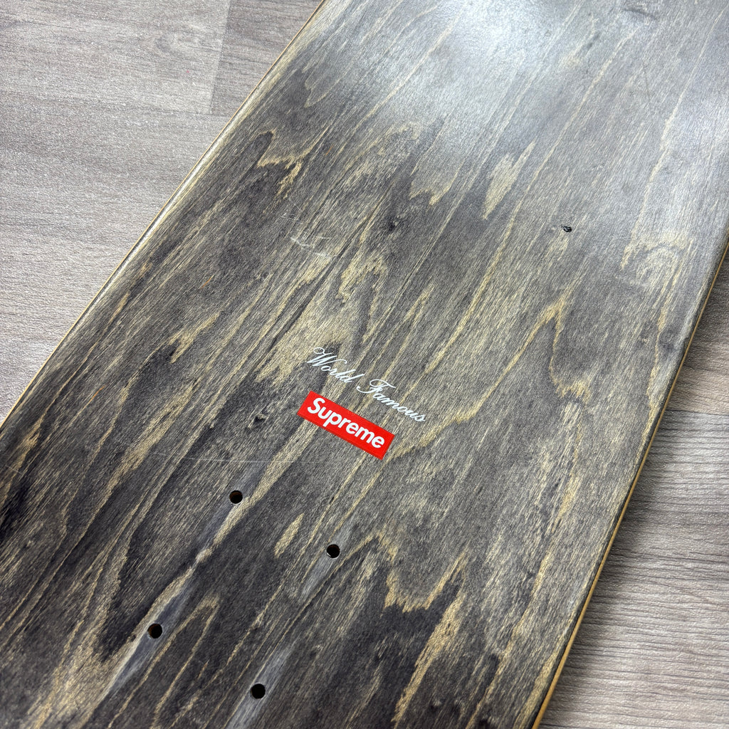 Supreme KAWS Chalk Logo Skateboard Deck (Red)