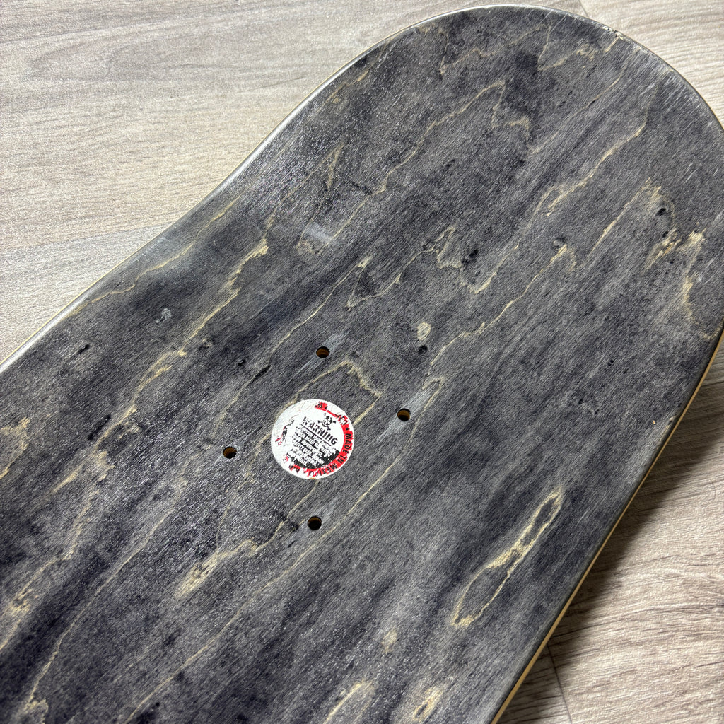 Supreme KAWS Chalk Logo Skateboard Deck (Black)